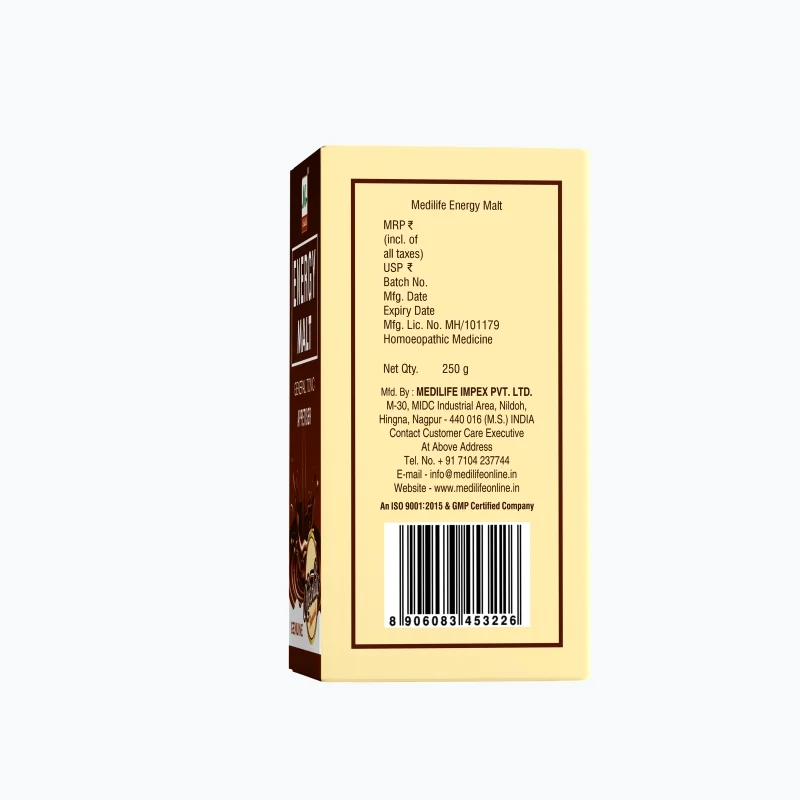 Medilife Energy Malt - Net Qty. 250g - Image 4