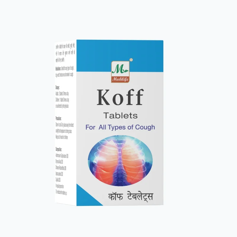 Medilife Koff Tablets - Net Qty. 25g