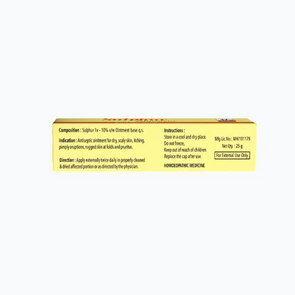 Medilife Sulphur Ointment - Net Qty. 25g - Image 2