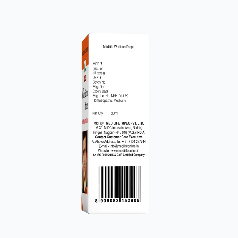 Medilife Warticon Drops - Net Qty. 30ml - Image 4