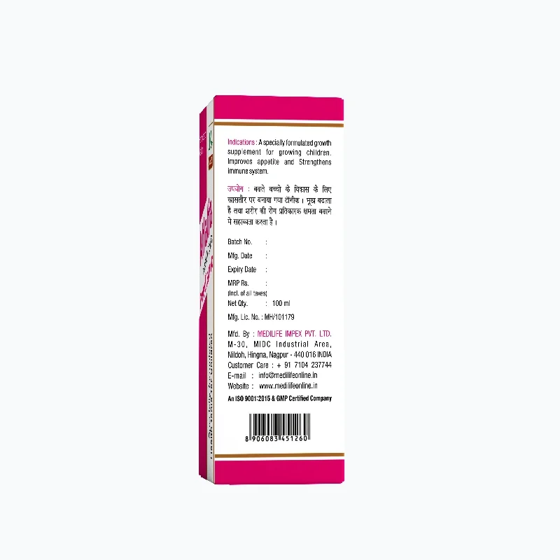 Medilife Alfalfa Health Tonic Paediatric - Image 3