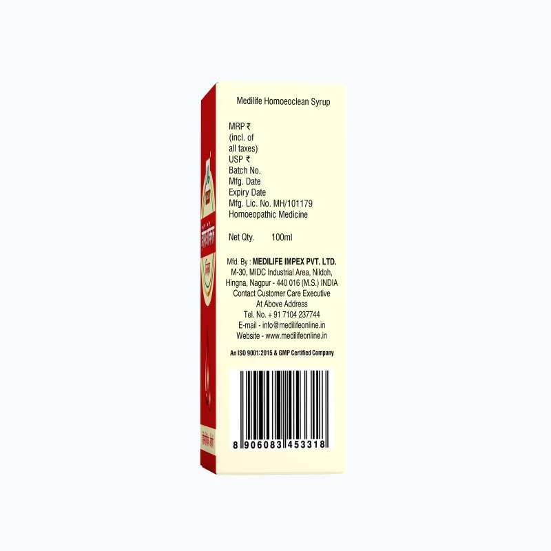 Medilife Homoeoclean Syrup - Image 4