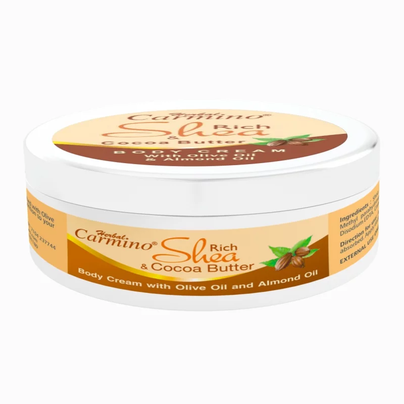 Herbal Carmino Rich Shea & Cocoa Butter Body Cream - Net Qty. 100g