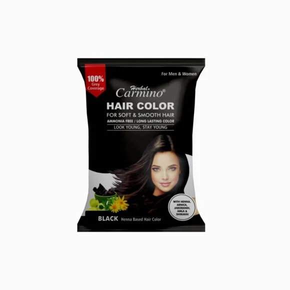 Herbal Carmino Hair Color  Black - Net Qty. 10 g X 2
