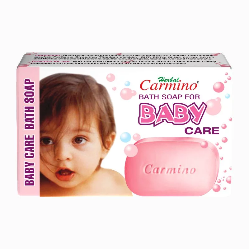Herbal Carmino Bath Soap For Baby Care - Net Qty. 75g