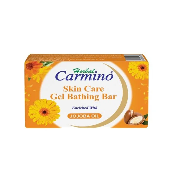 Herbal Carmino Skin Care Gel Bathing Bar - Net Qty. 75g