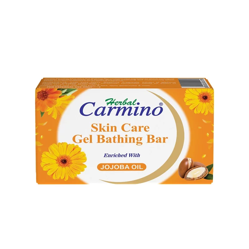 Herbal Carmino Skin Care Gel Bathing Bar - Net Qty. 75g